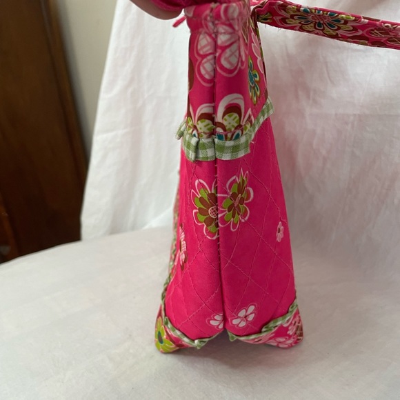 Insulated Tote in Bright Spring Colors. Charming Pink & Green Floral Design NWOT - Picture 9 of 11